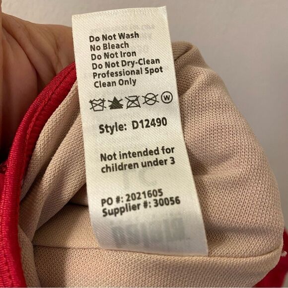 Weissman Dance costume red sequin flapper fringe Fringe Neckline Dress D12490 LC - Picture 6 of 10